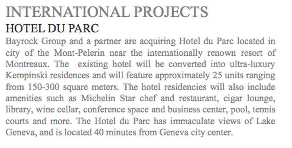 Daniel Ridloff Hotel du Parc