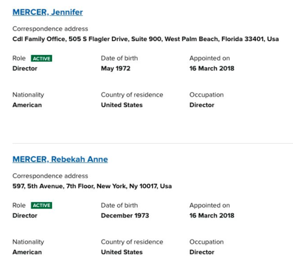 Emerdata Rebekah Mercer Jennifer Mercer