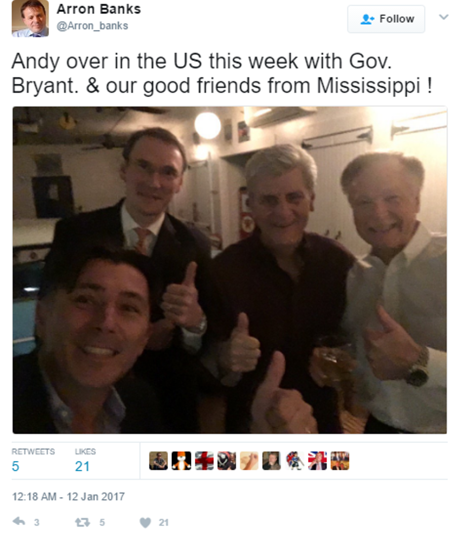 Photo of Phil Bryant Andy Wigmore by Arron Banks