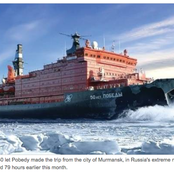 Trump Putin Exxon Antarctic nuclear icebreaker