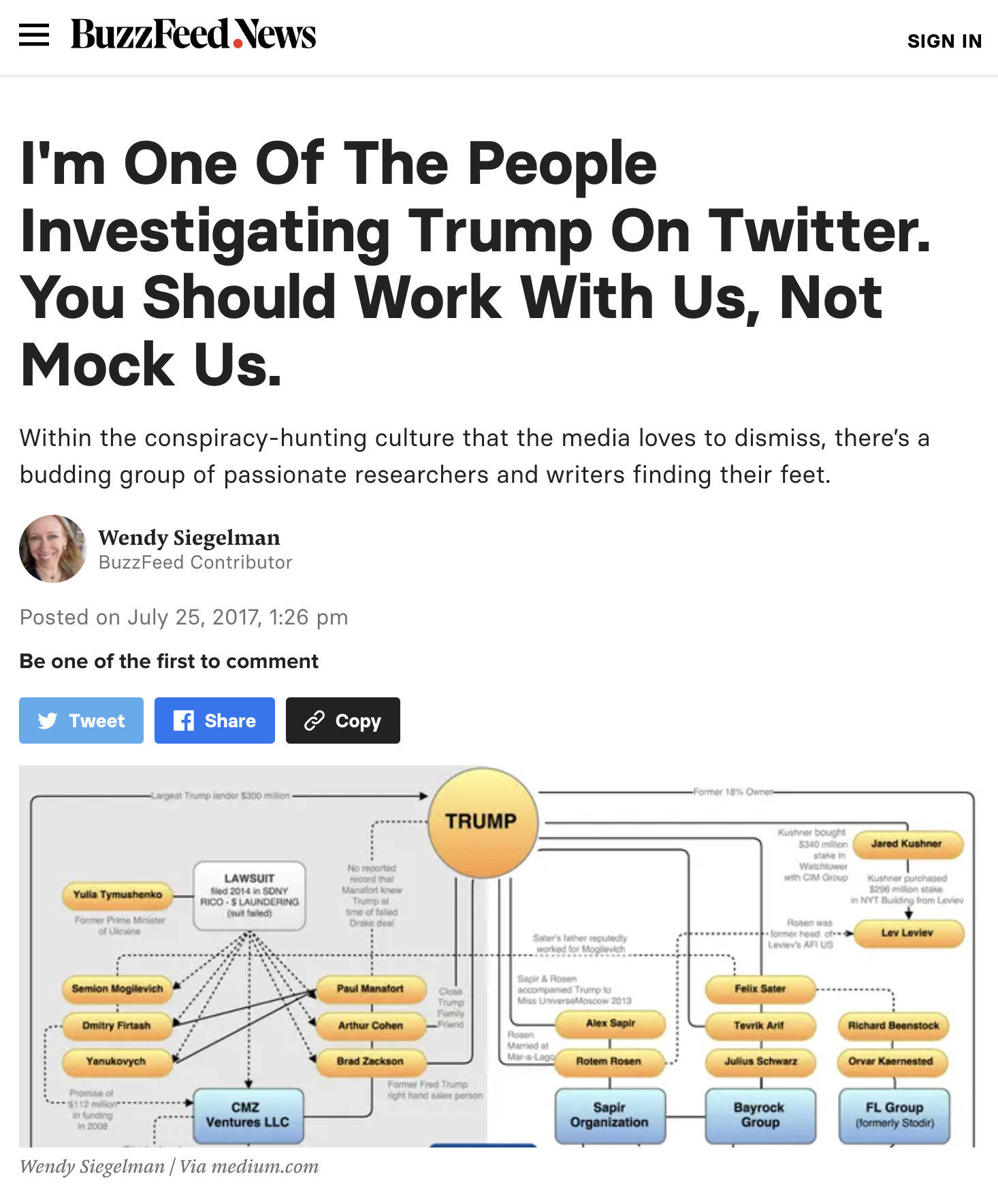 Buzzfeed article Siegelman